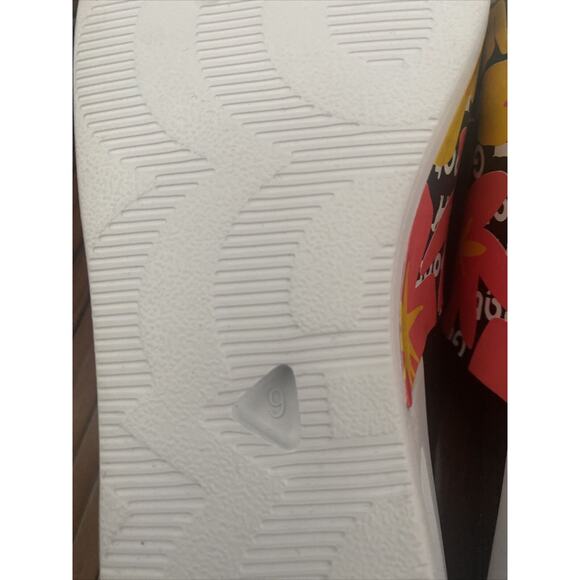 GOATS Black/White Floral Comfortable Slip On Slide Sz 9 Women New Nordstrom - Picture 5 of 5